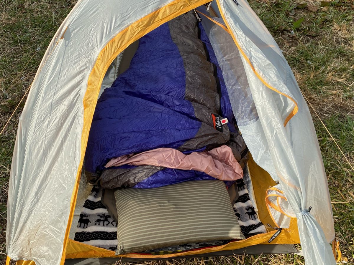 冬キャンプテントの中の寒さ対策