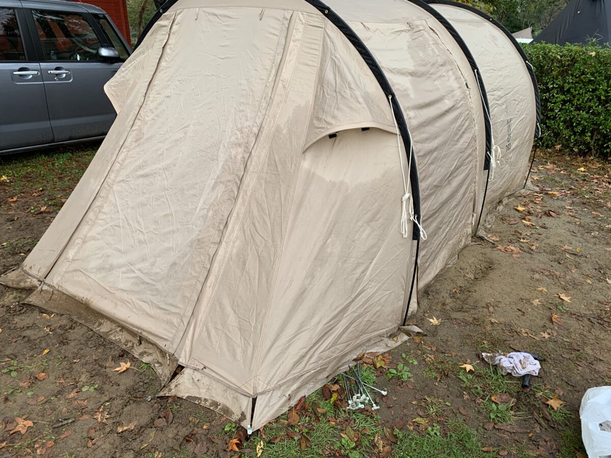 テントの速乾性