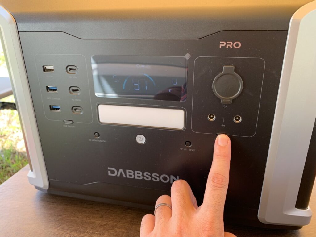 Dabbsson「DBS1400 Pro」のキャンプでの使用例_7