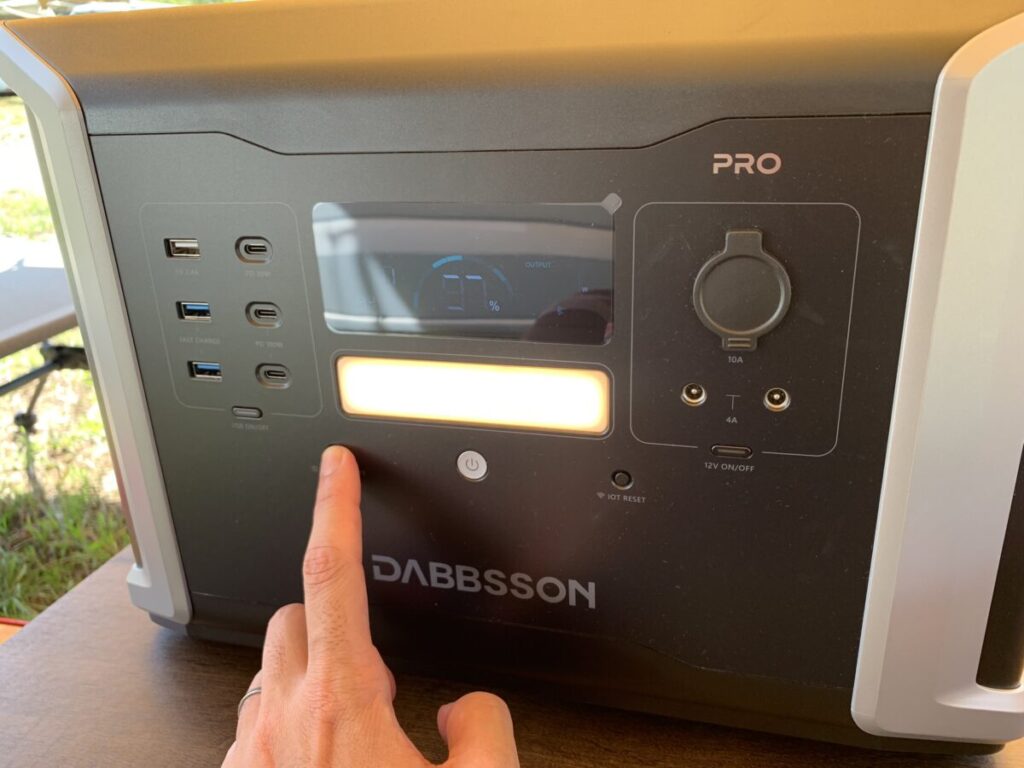 Dabbsson「DBS1400 Pro」のキャンプでの使用例_9