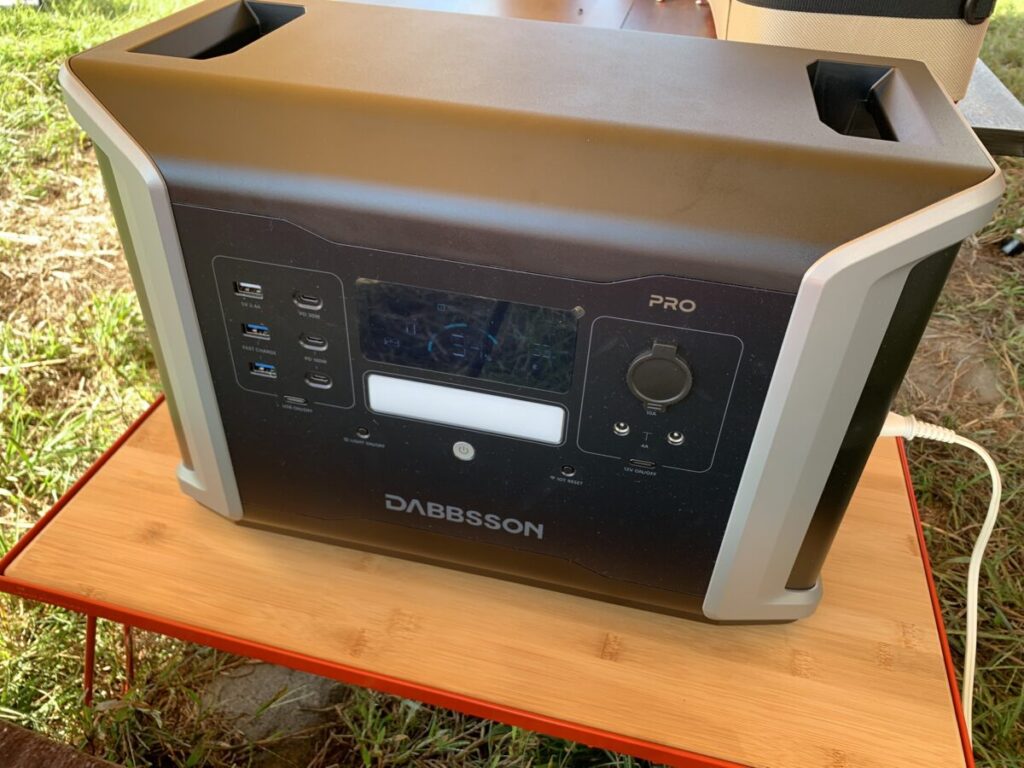 Dabbsson「DBS1400 Pro」のキャンプでの使用例_17