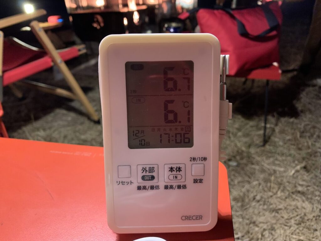 YOLER「大型風防板」冬キャンプでの利用してみた_4
