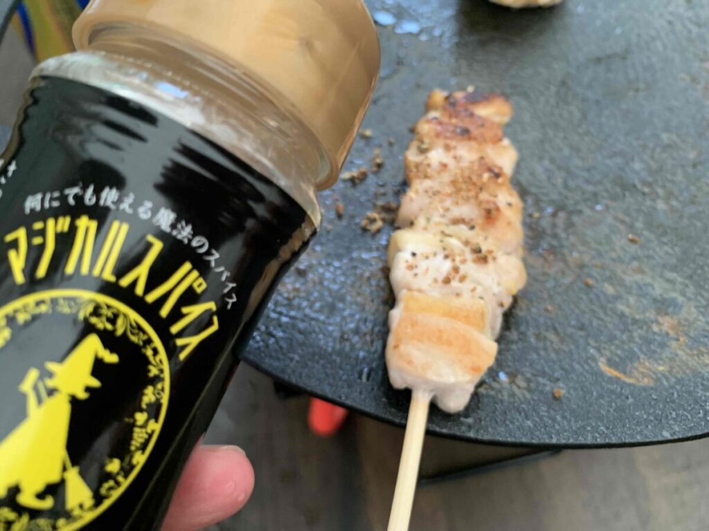 マジカルスパイスをキャンプで使った模様_1