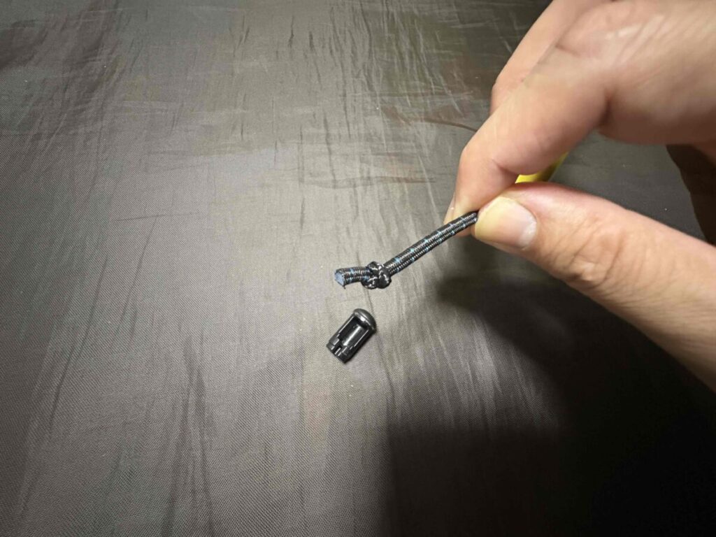 ヘリノックスチェアのショックコード交換手順_2