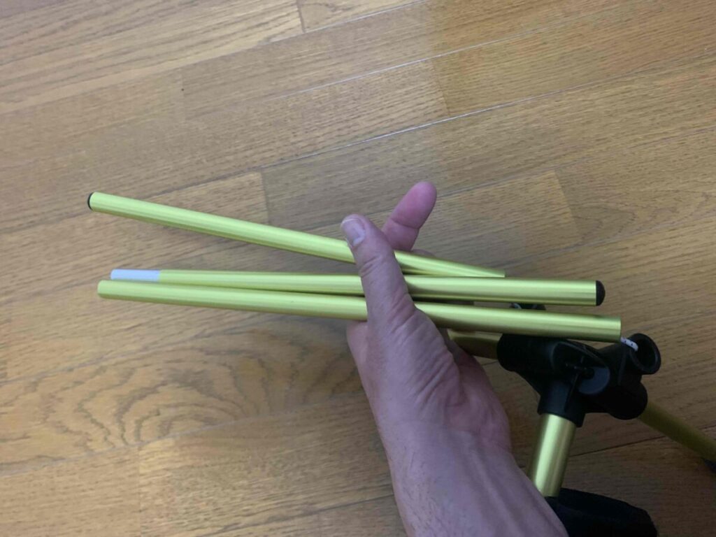 ヘリノックスチェアショックコード交換完了