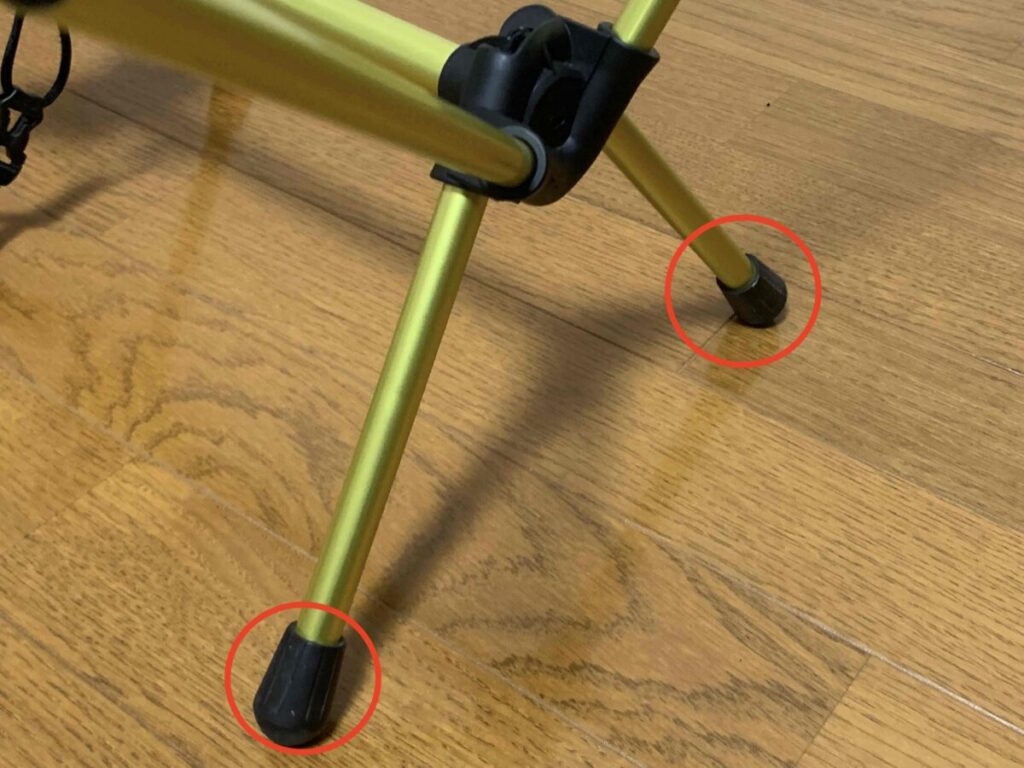 レッグフレームのショックコード交換について