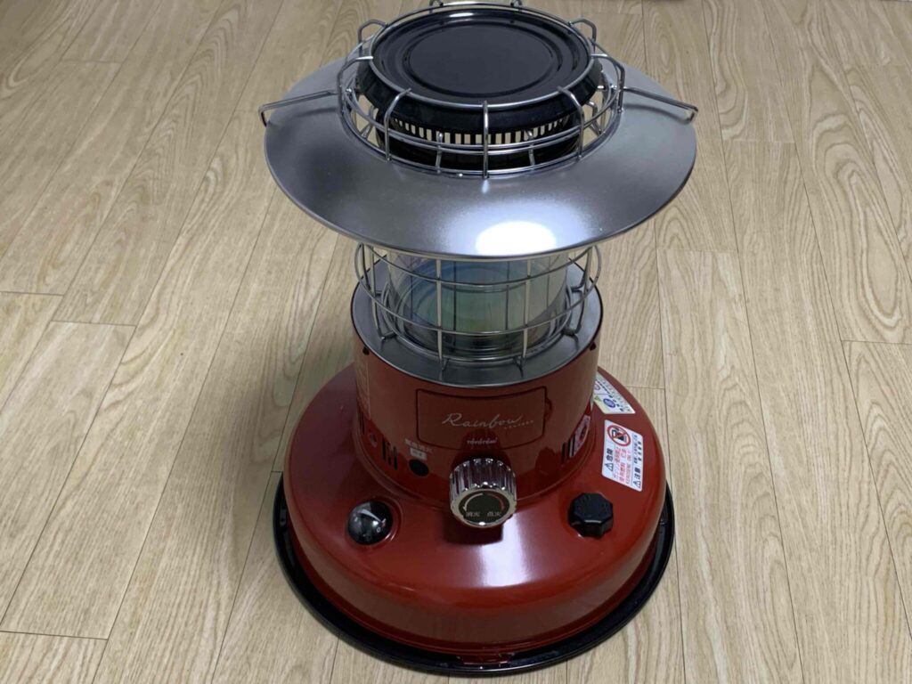 グリップ交換前のトヨトミ「レインボーストーブ」RL-250