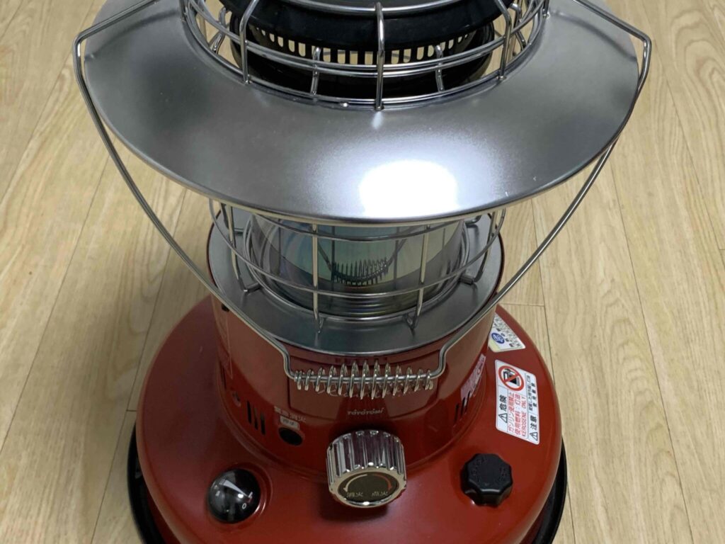 レインボーストーブのハンドル取り付け部